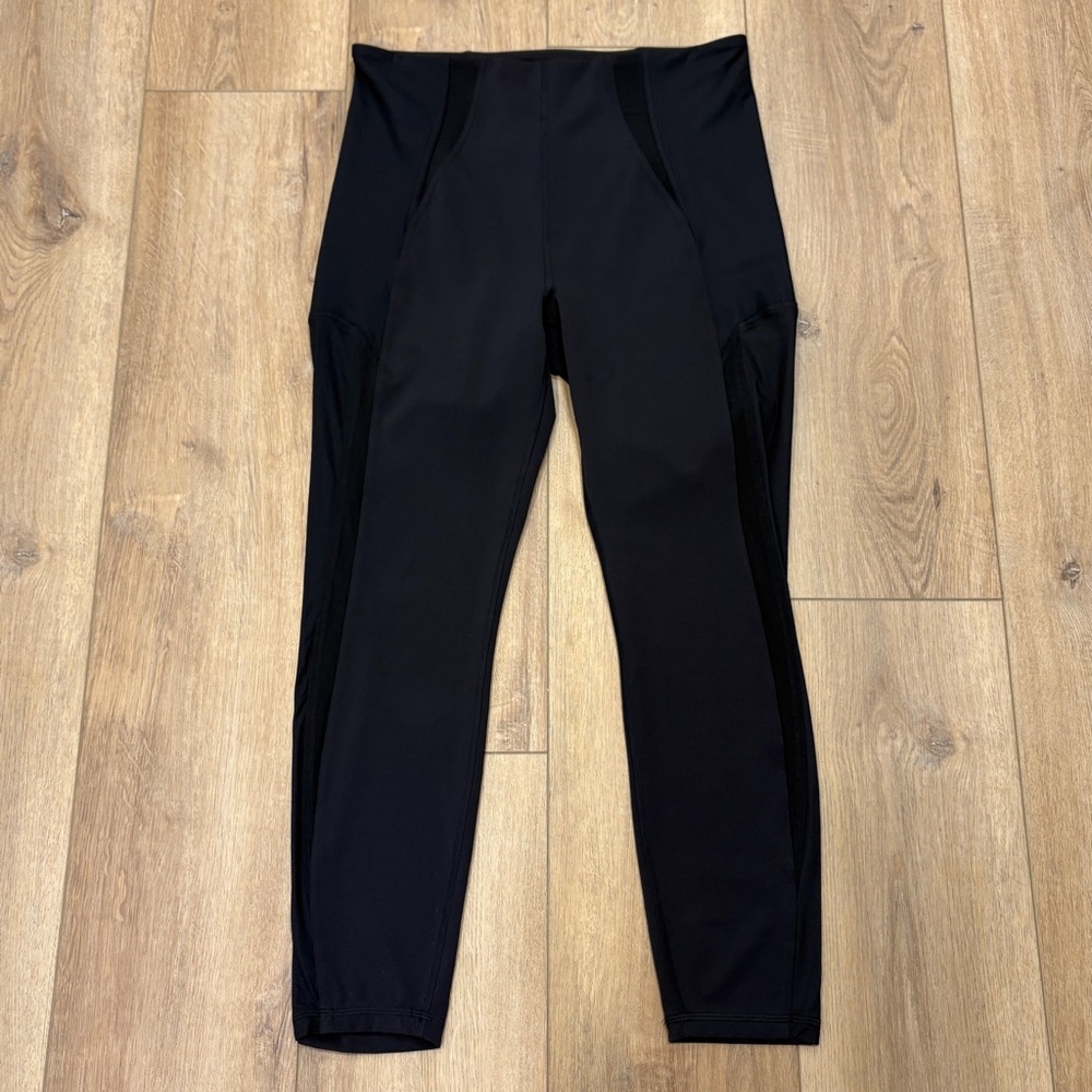 🌟LULULEMON🌟 EVERLUX & MESH HIGH WAIST TRAINING TIGHT LEGGINGS BLACK SZ 12
